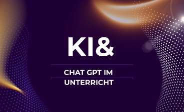 Bild zeigt Titel mit folgendem Text: KI und Chat Gpt im Unterricht